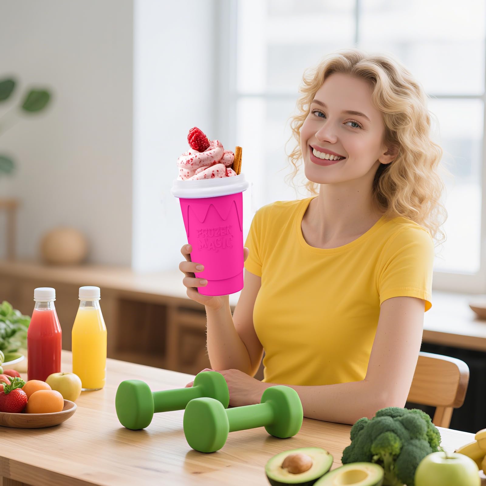 Easy-clean, reusable design keeps the Firjuty cup ready.