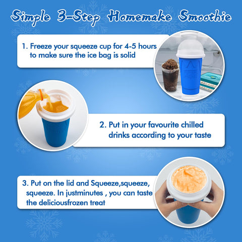 Firjuty Slushie Cup made from BPA-free EVA and PP materials.