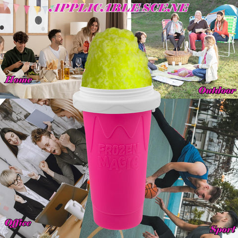 Firjuty Slushie Cup promotes healthy drinks on the go.