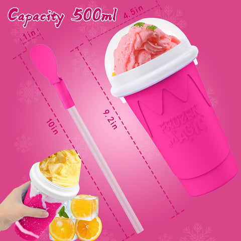 Firjuty two-in-one straw and spoon feature for convenient sipping.