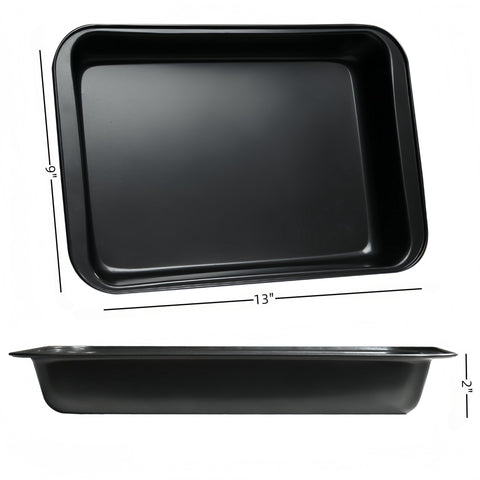 fisden 9x13 inch deep tray with ample space for brownies and lasagna