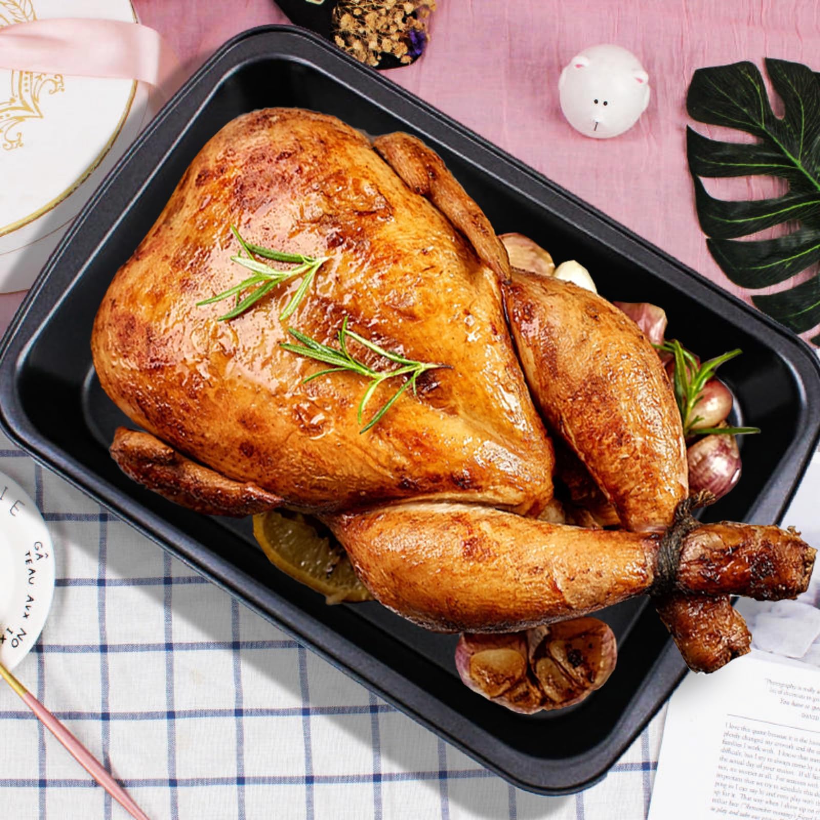 fisden heavy duty carbon steel pan durable and warp resistant for everyday baking