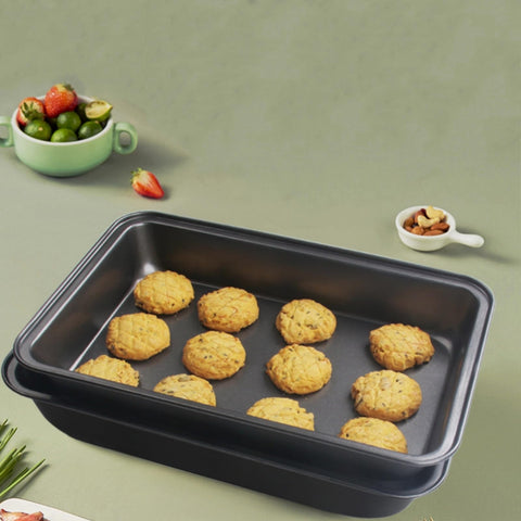 fisden nestable bakeware for space saving storage and convenient stacking