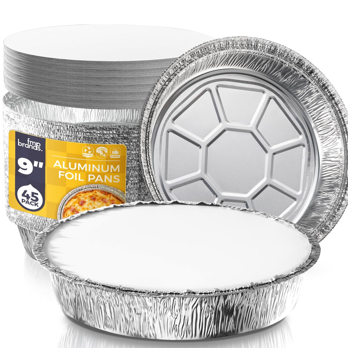 Fit Meal Prep 9-inch round pan with lid for durable, even-heat baking and storage
