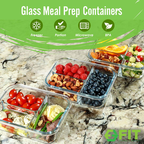 FIT Strong & Healthy lid with snap-lock airtight seal for secure transport