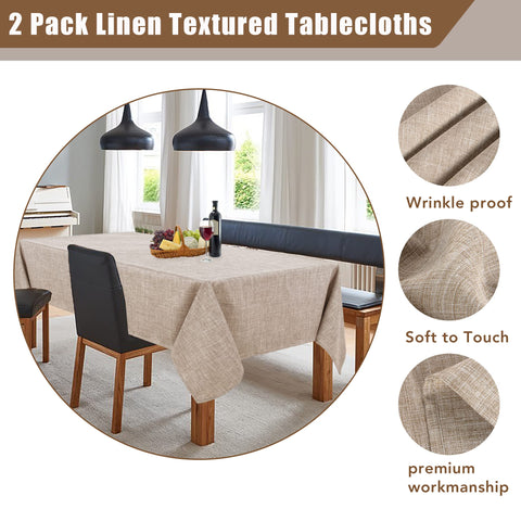 Fitable Nature tablecloth edge stitching and hems for durable use.