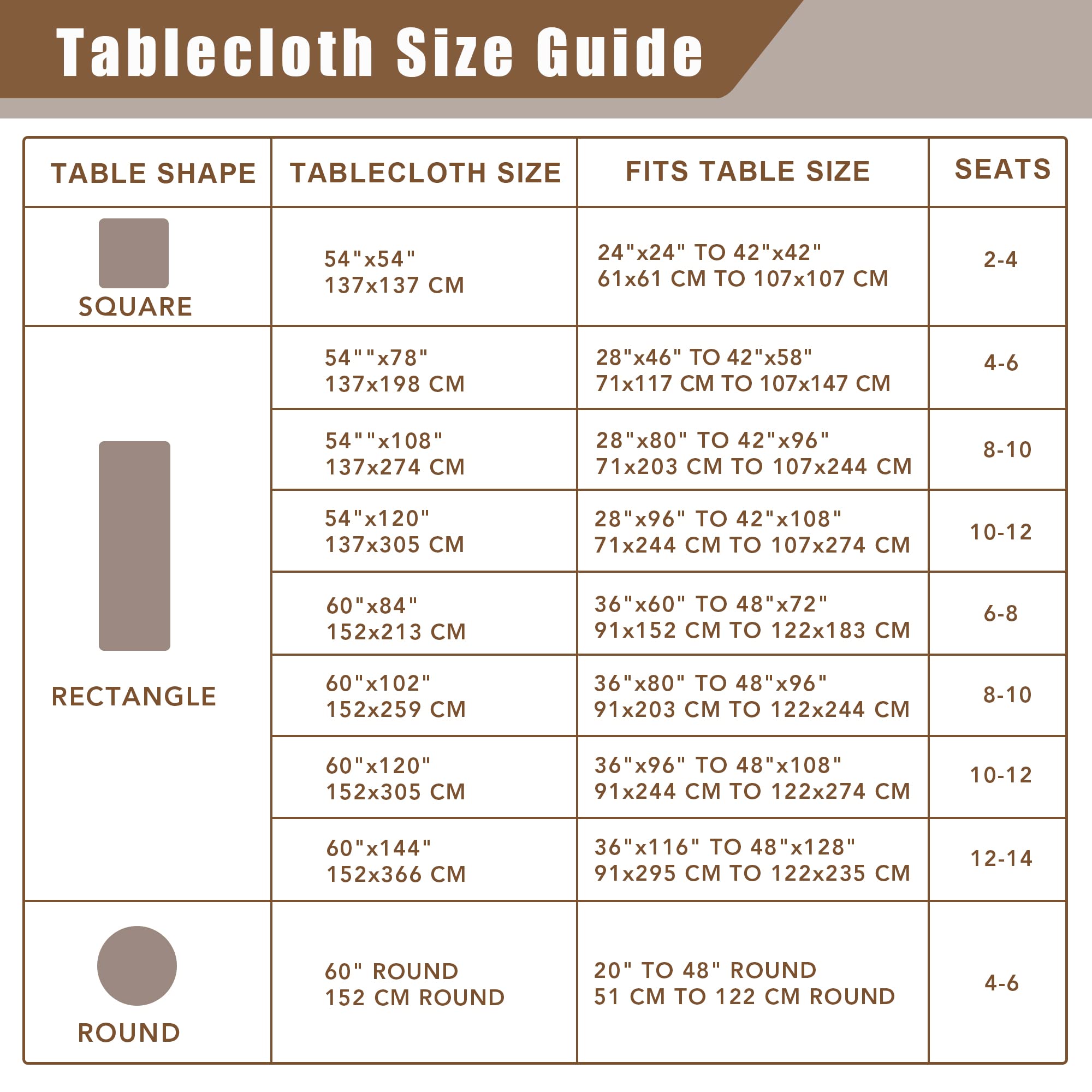 Fitable Nature tablecloth outdoors on patio for picnic and al fresco dining.