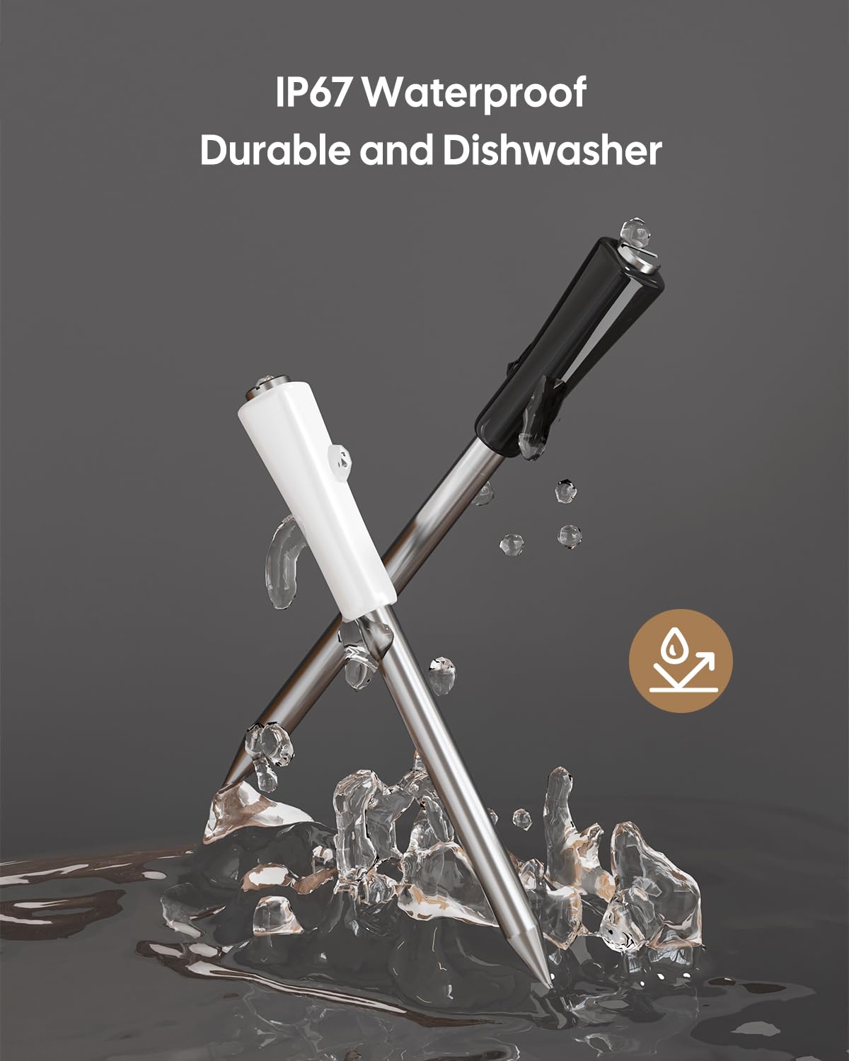 Fitflavor IP67-rated waterproof design ideal for outdoor cooking