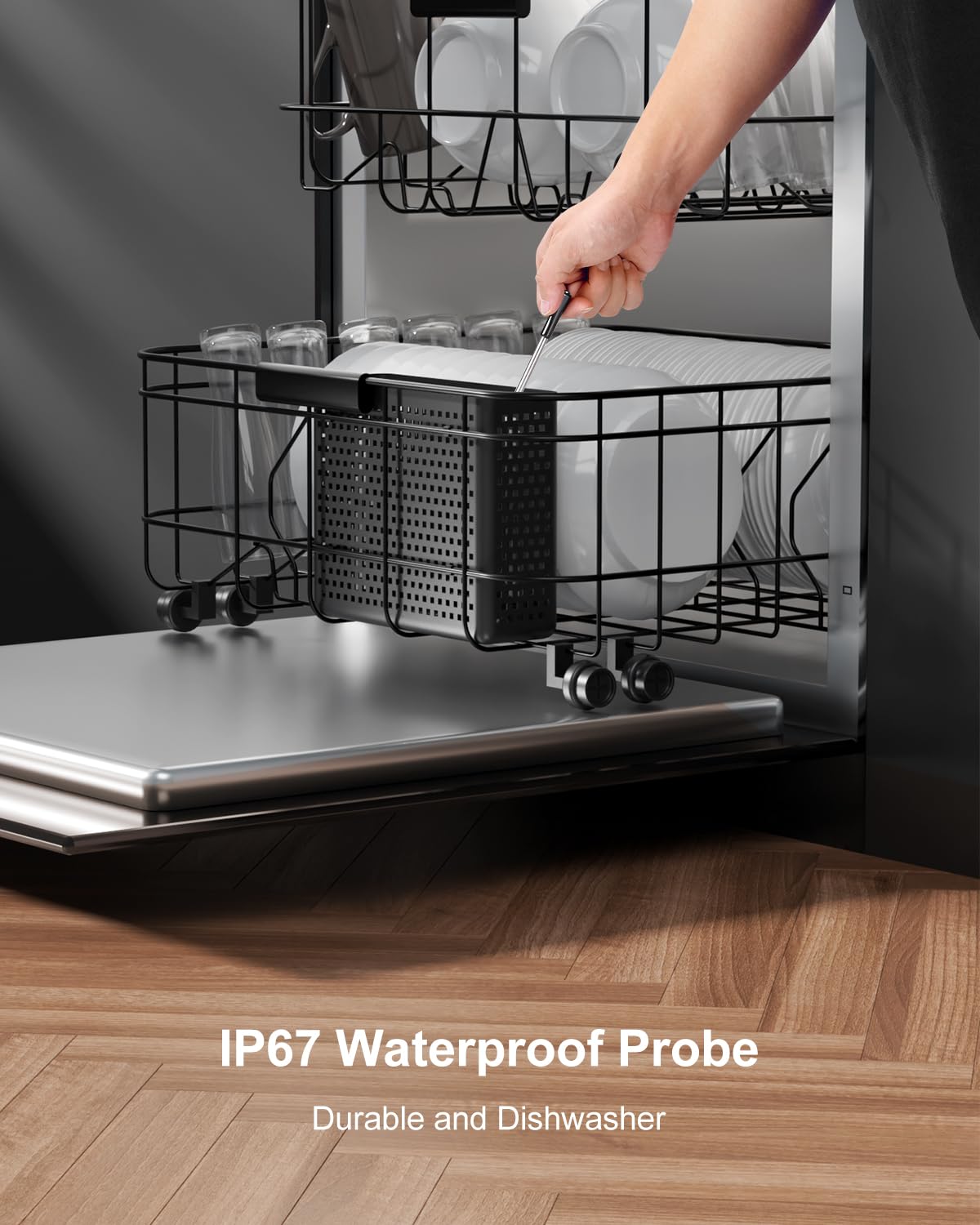Fitflavor IP67 waterproof design for easy cleaning and outdoors.