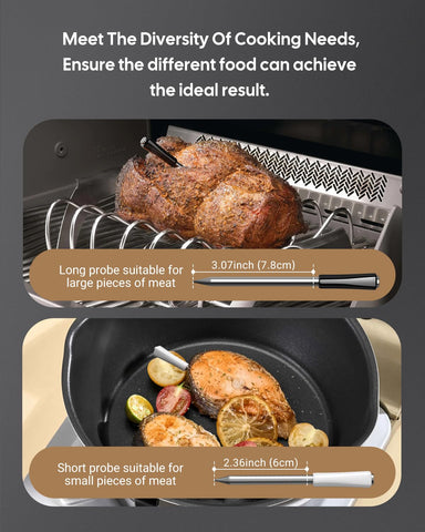 Fitflavor thermometer magnet and stand for convenient placement