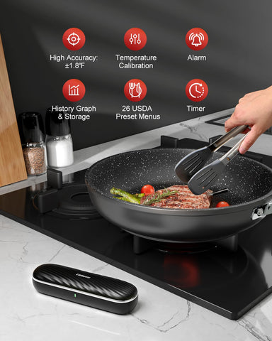 Fitflavor rechargeable battery delivers up to 25 hours of use.