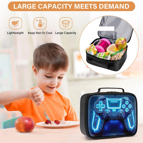 Fitvc Gamer Lunch Box reusable design supports eco-friendly packing.