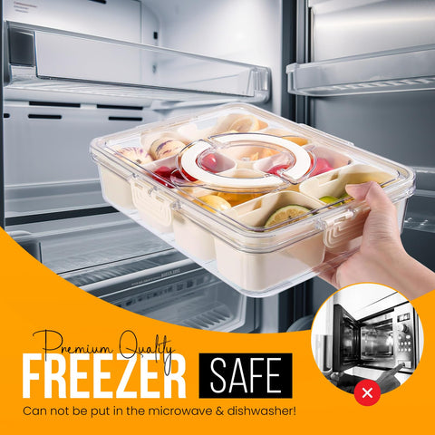 Five Skies BPA-free plastic ensures durable daily-use snack containers