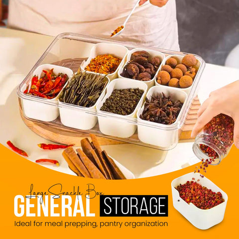 Five Skies Snackle Box helps travel with organized snack storage