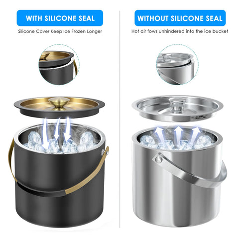 FiveHome included ice strainer and scoop make serving ice clean and efficient.