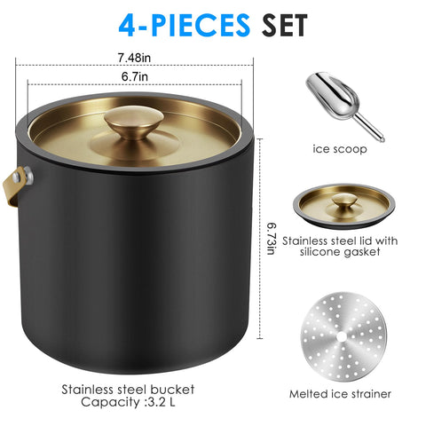 FiveHome silicone leak-proof lid ensures quiet, secure closure and better insulation.
