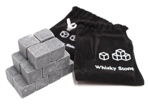 FIVOENDAR Grey soapstone chilling rocks are freezer-ready for quick use.