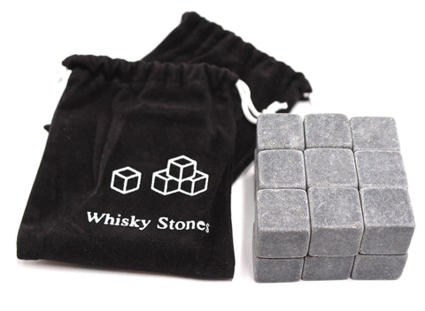 FIVOENDAR Pure Soapstone Chilling Rocks collection preserves flavor while cooling drinks.