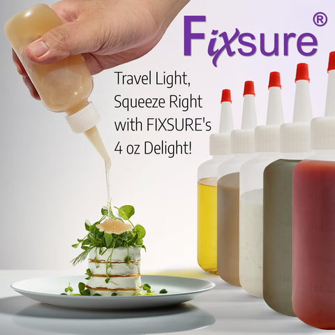 FIXSURE red tip cap makes dispensing easy to spot.
