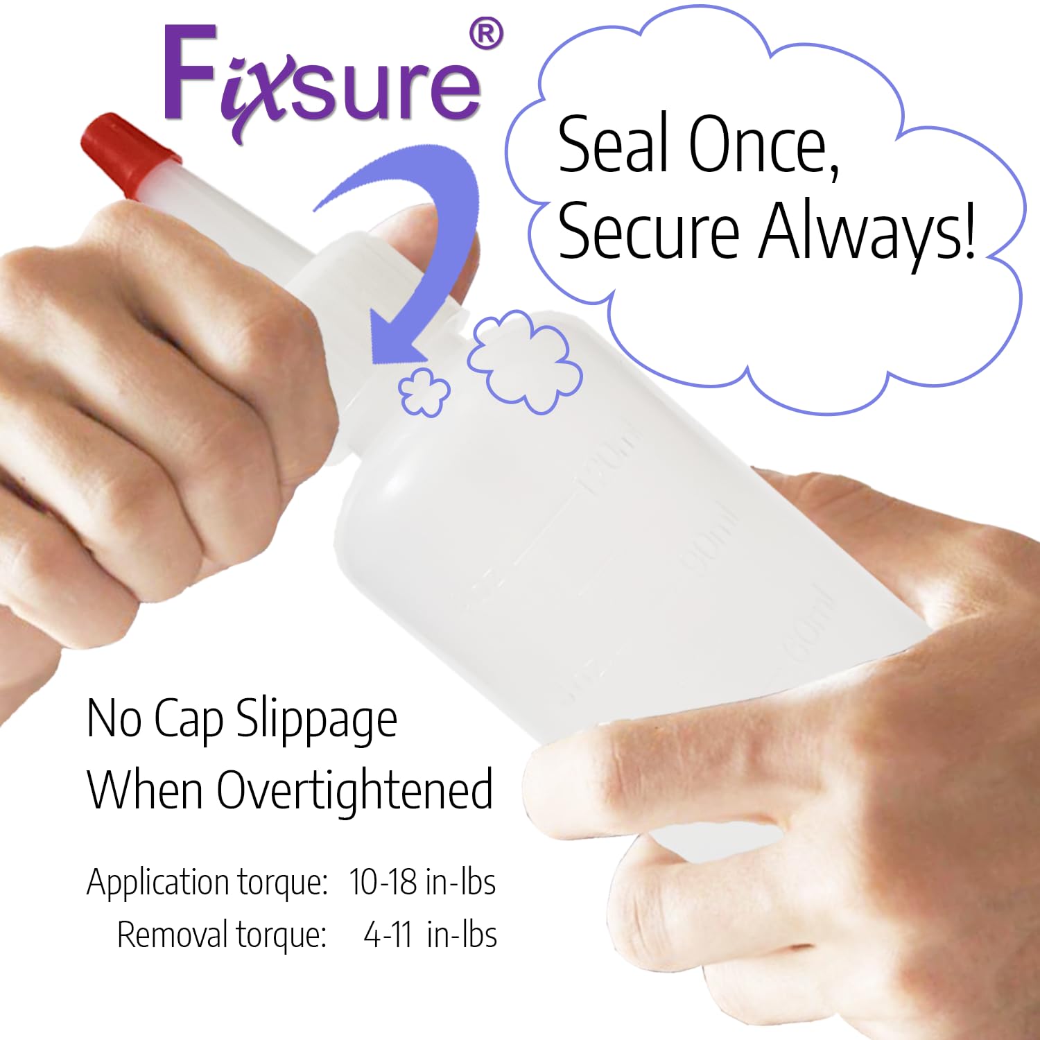 FIXSURE volume marks simplify measuring for sauces and arts projects.