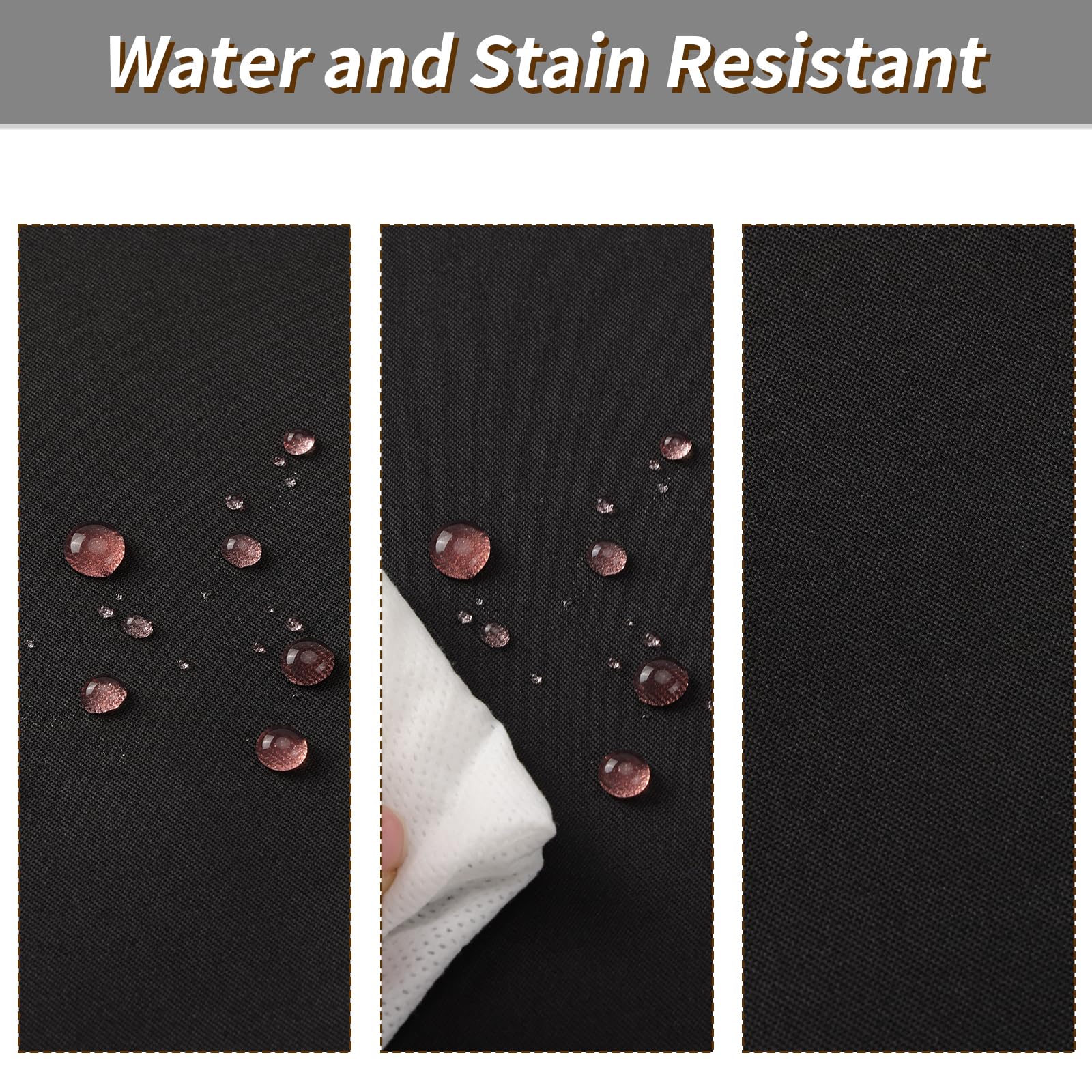 Fixwal folding table skirt setup shows quick, no-fastenings installation