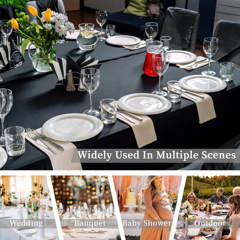 Fixwal indoor and outdoor table cover suitable for weddings and banquets