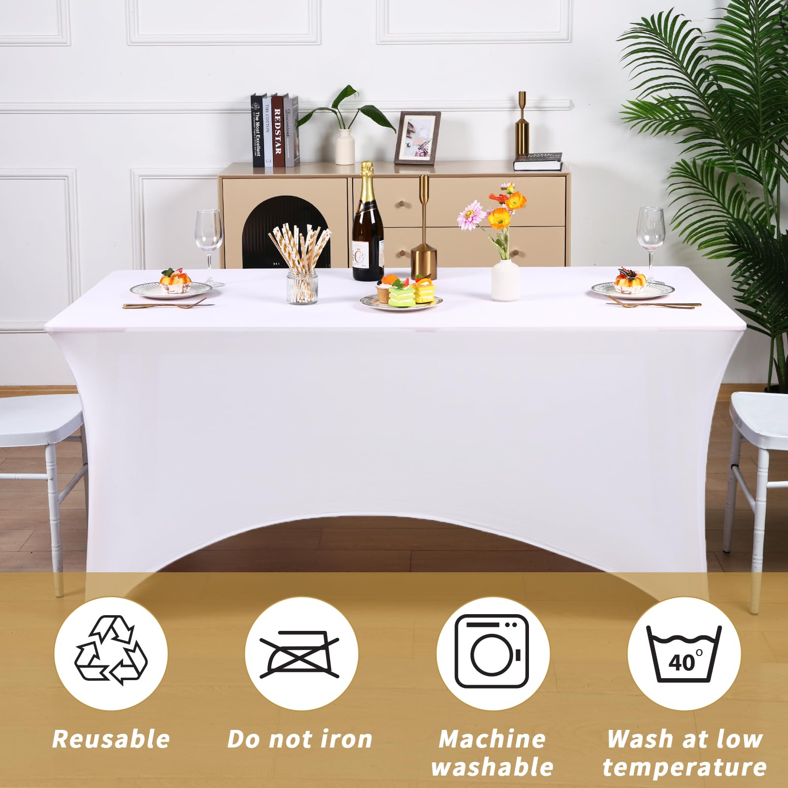 Fixwal trade show table cover creates a polished display for product setups.
