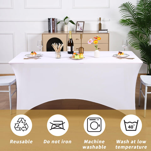 Fixwal trade show table cover creates a polished display for product setups.