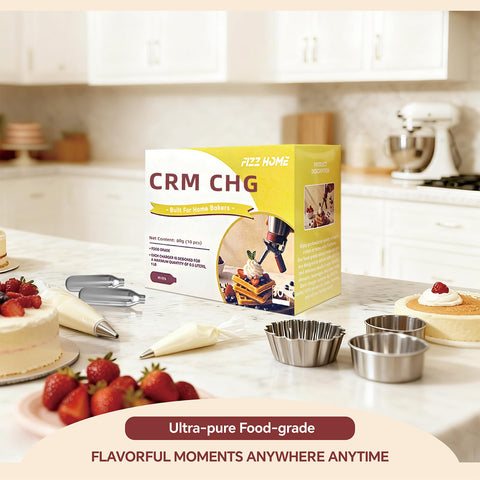 Fizzhome dessert topping kits ideal for mousse and soufflé finishing.