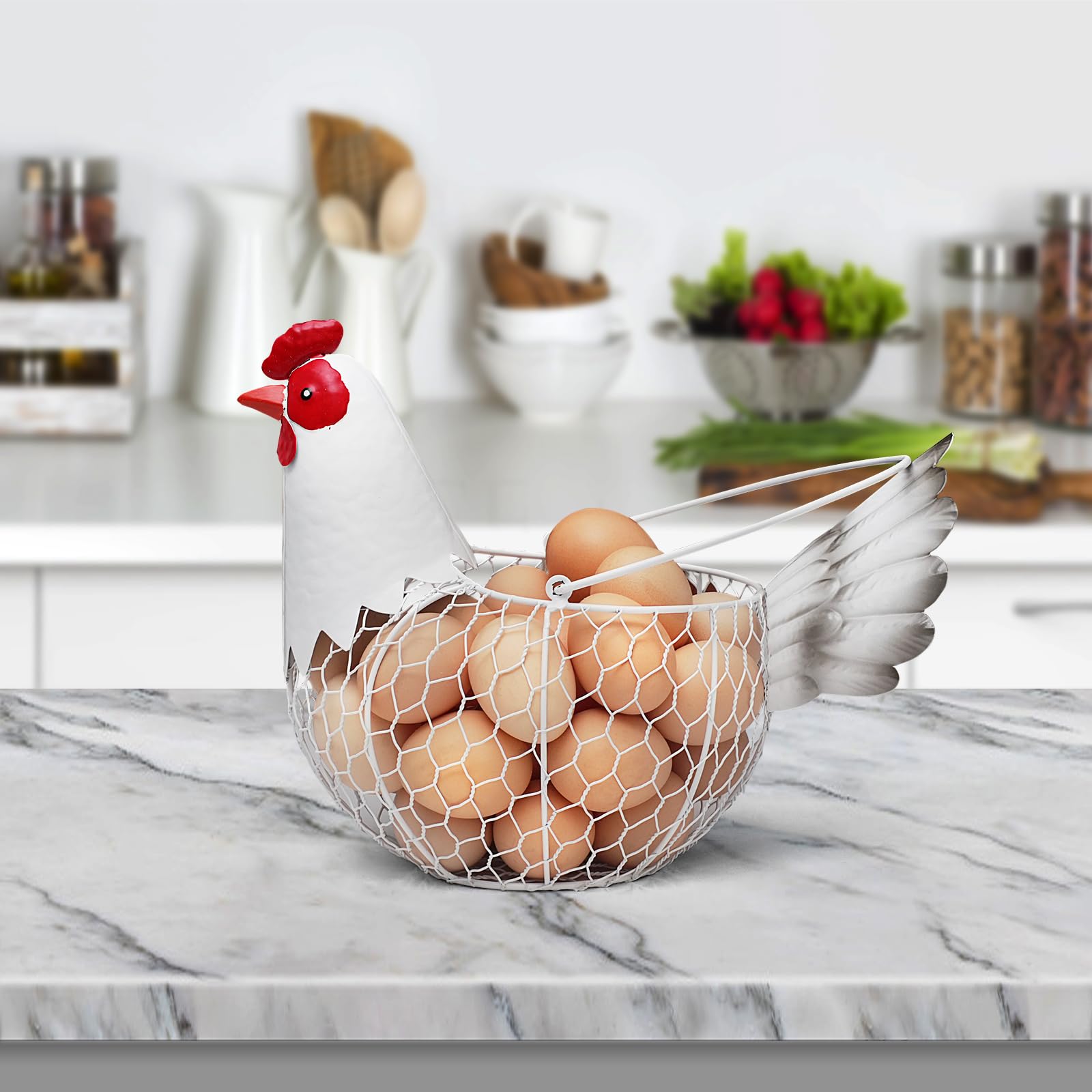 FJAXLJGYP chicken-shaped fruit bowl decor for tables and countertops.