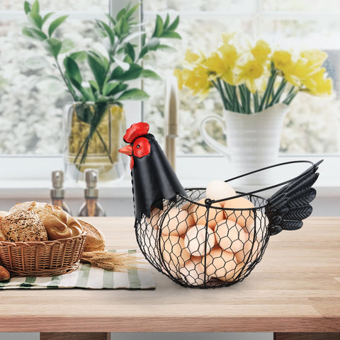 FJAXLJGYP chicken decor fruit bowl blends farmhouse style with storage