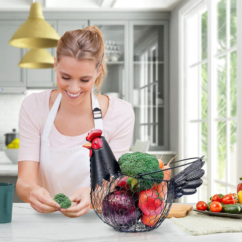 FJAXLJGYP countertop egg storage basket saving counter space