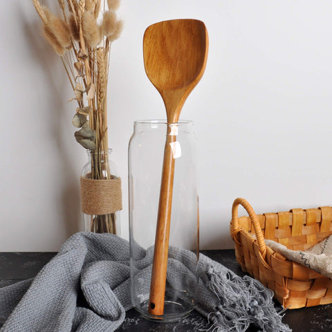 FJNATINH kitchen drawer display ready wooden spatula.