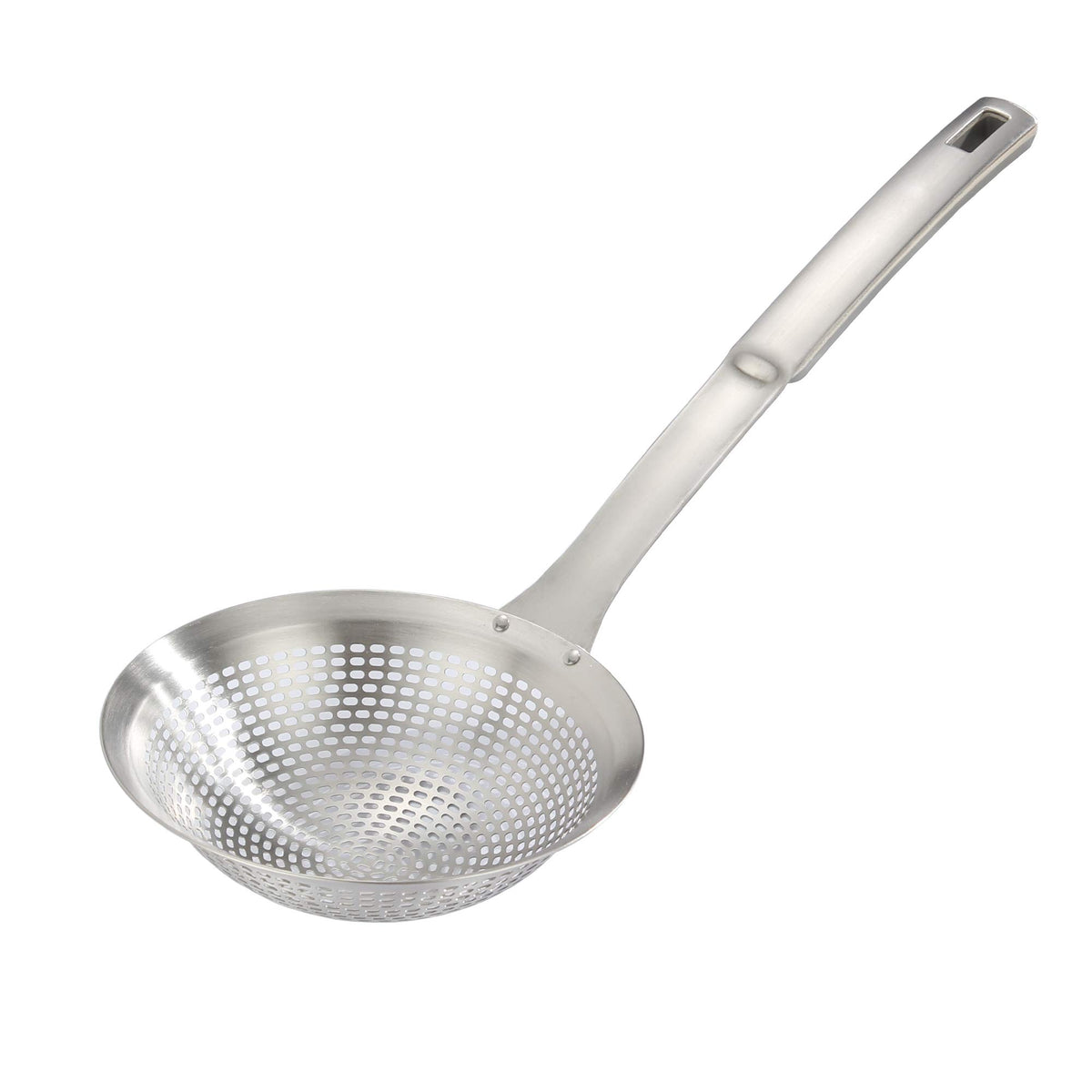 FJNATINH skimmer ladle 304 stainless steel for durable, quick drainage during boiling