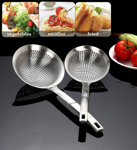 FJNATINH skimmer ladle ideal for fat skimming from stock and soups