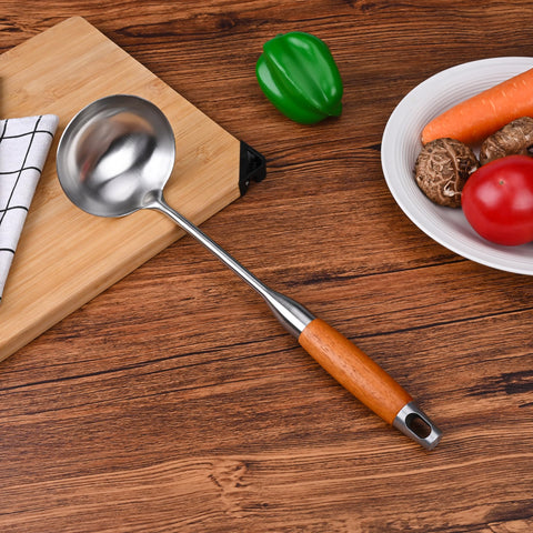 FJNATINH ladle is dishwasher-safe for quick cleanup.