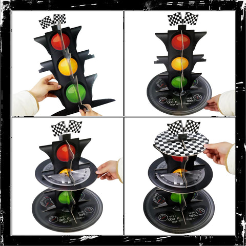 Fjoron cupcake stand assembly-friendly design enables quick setup.