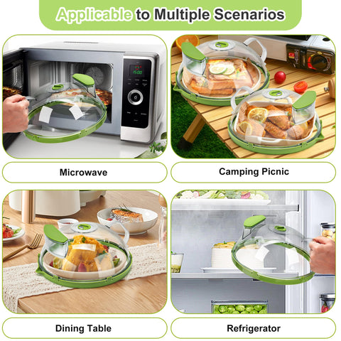 Fkprorjv fits most microwaves and bowls for less plastic wrap.