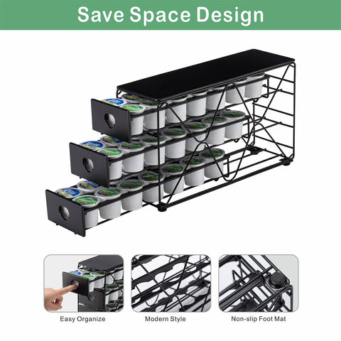 FlagShip K Cup Holder metal frame for lasting durability