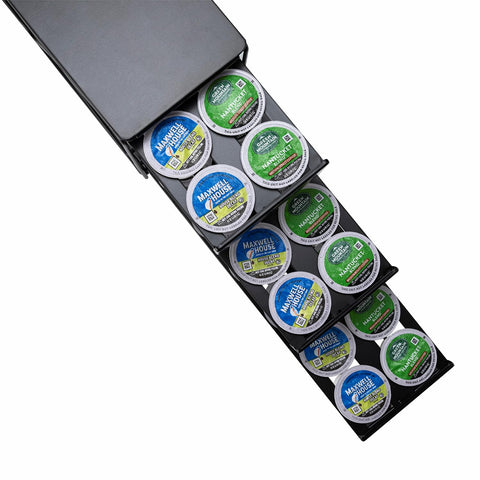 FlagShip K Cup Holder tiered organization for quick flavor choice