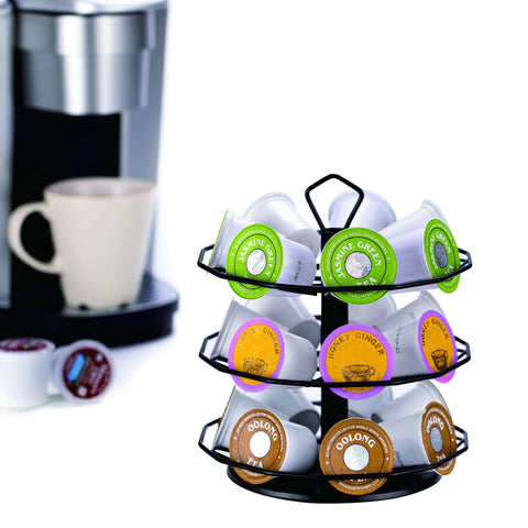 FlagShip K cup carousel compact footprint fits small counters