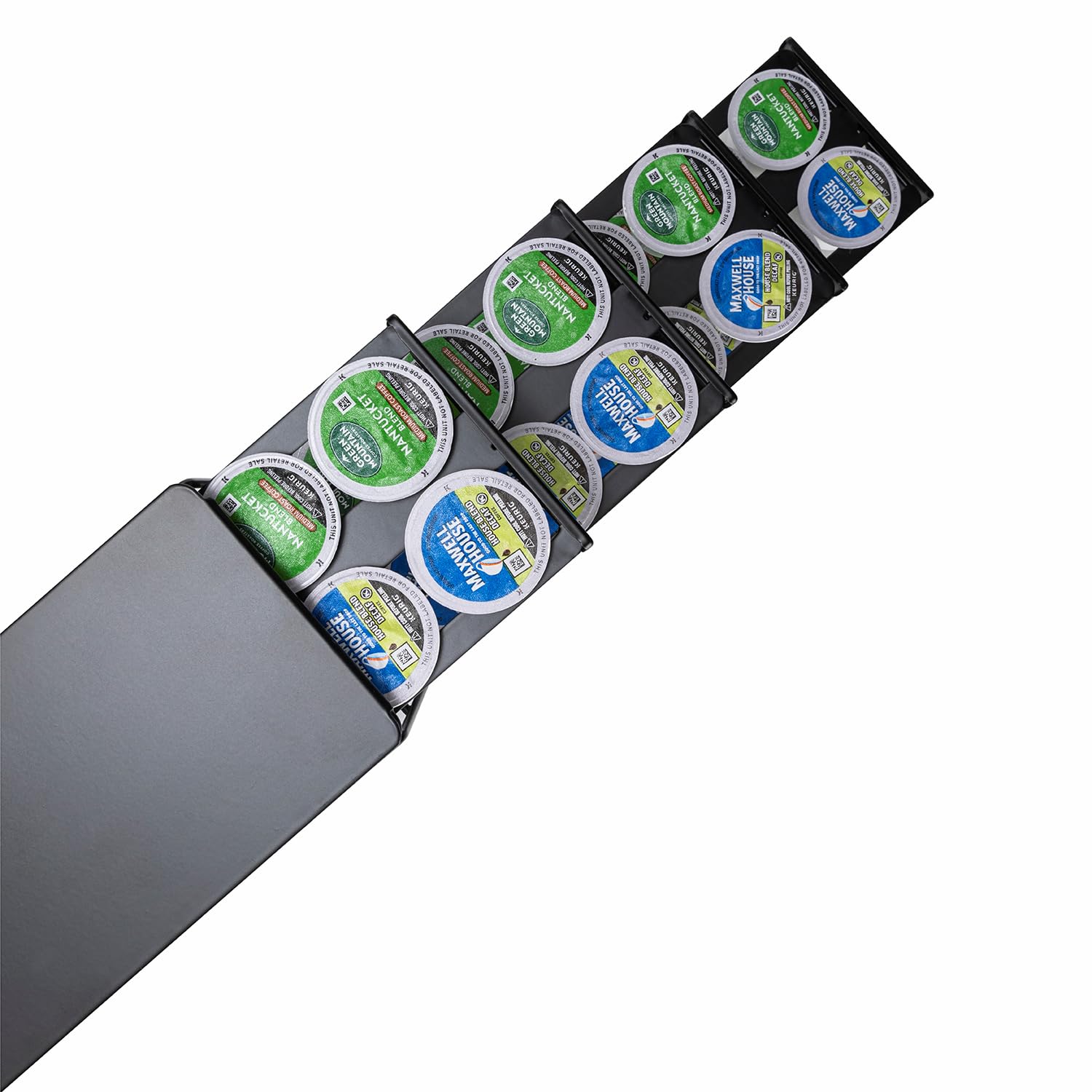 FlagShip K Cup Holder compact dimensions maximize counter space