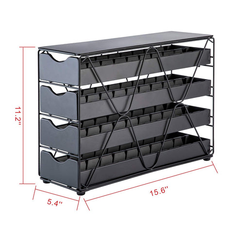 FlagShip Nespresso pod drawer top view highlights extra surface for mugs and accessories.