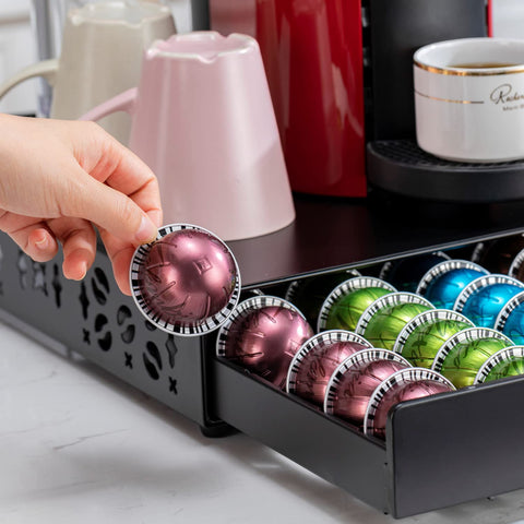 FlagShip Vertuo Pod Holder metal frame detail for durable design