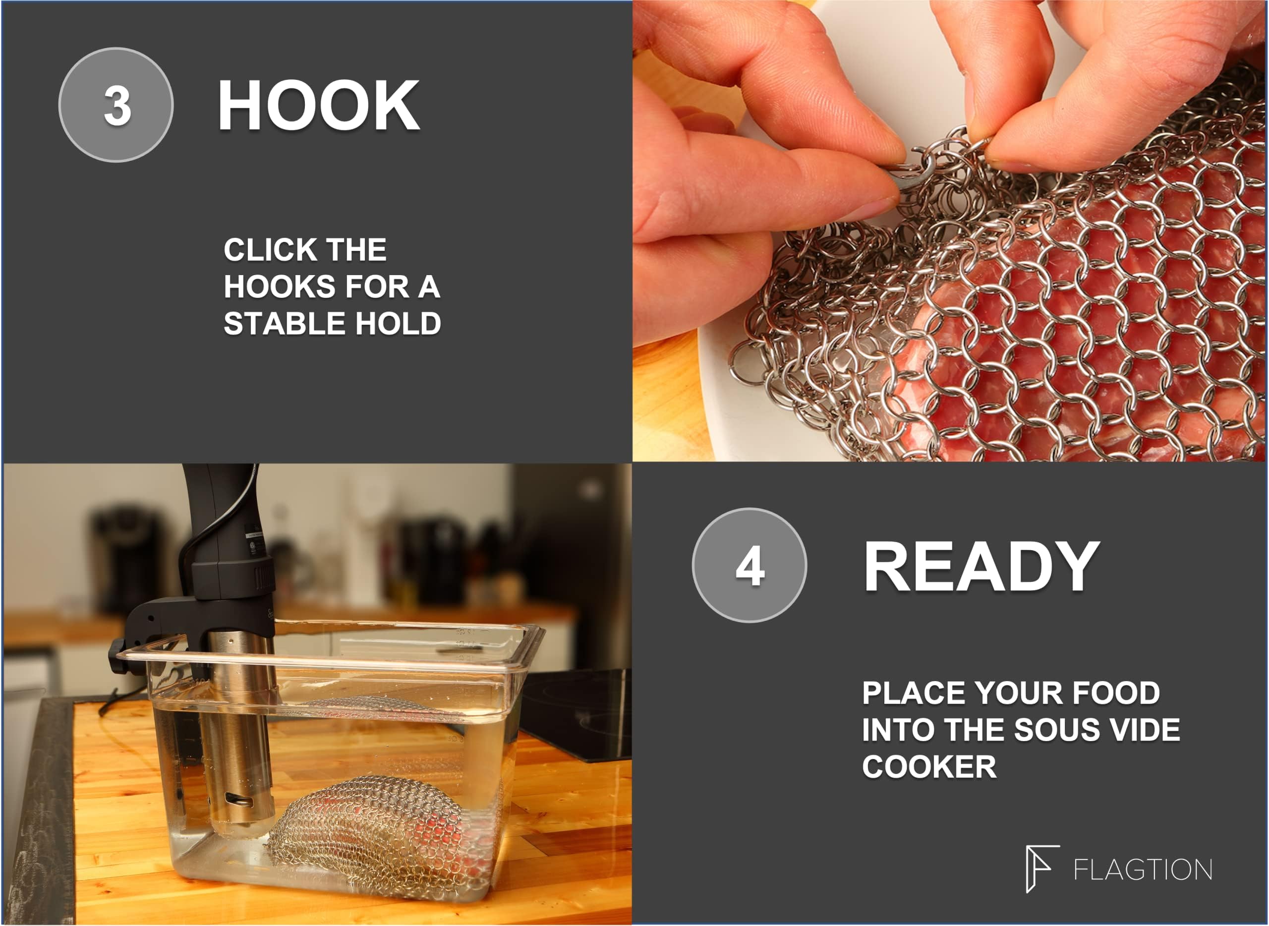 Flagtion magnets coated in silicone resist heat up to 400°F.