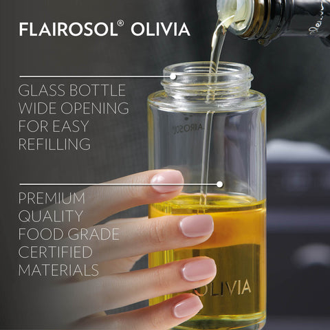 FLAIROSOL Olivia ergonomic handle makes spraying comfortable and precise.
