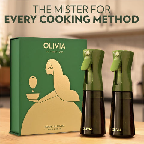 FLAIROSOL Olivia anti-drip trigger shown to prevent leaks during use.