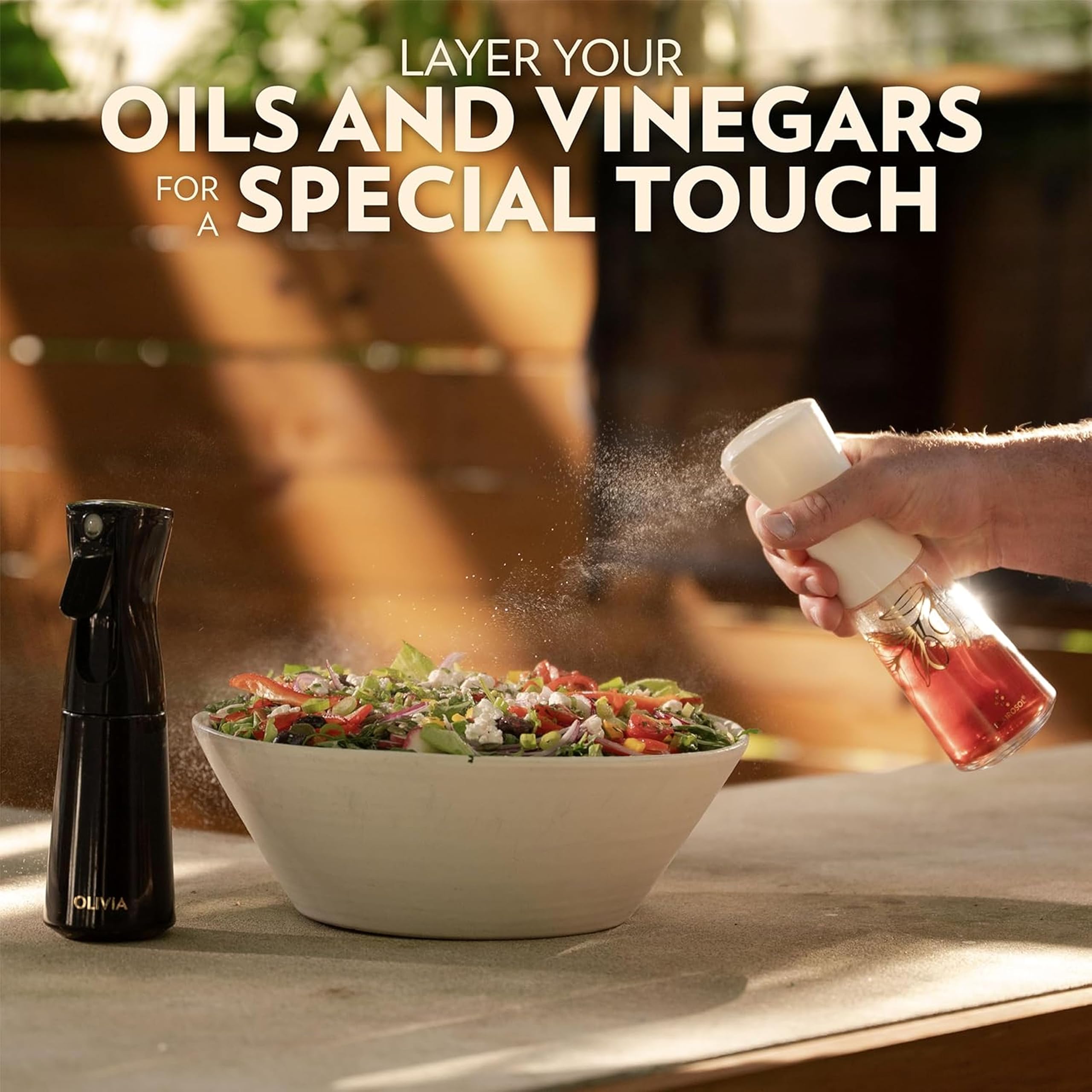 FLAIROSOL Olivia wide refill opening enables quick, mess-free filling.
