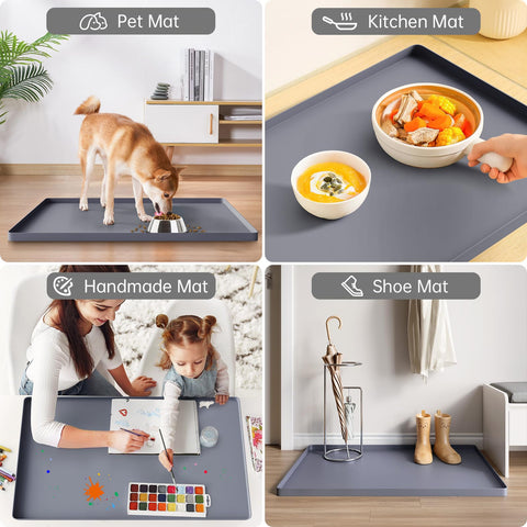 FLATO craft and garden mat doubles as an under-sink organizer.