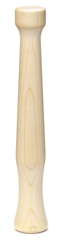 Fletchers Mill muddler in solid American hardwood with long reach for tall glasses.